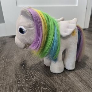 Vintage Hasbro  My Little Pony Starshine Plush with Rainbow Mane 1984